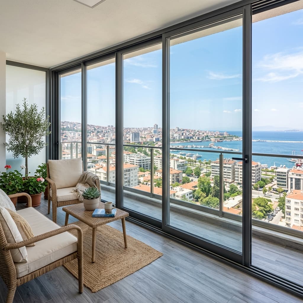 Turgutlu İzmir sürme cam balkon sistem montajı